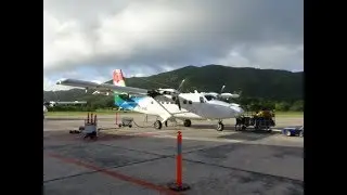 Air Seychelles DHC Twin Otter. Mahe to Praslin Island, Seychelles