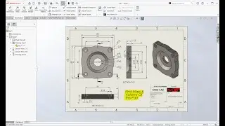 Mild Steel Machining Part in SolidWorks ⚙️🔥 | CNC & Manufacturing CAD Tutorial