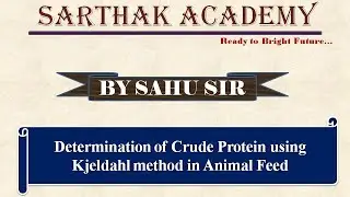 Determination of Crude Protein using Kjeldahl method in Animal Feed #agriculture #testing #teanding