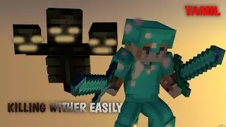 MINECRAFT: Wither Boss EASY KILL Full Tutorial (Tamil) | Beat Wither SAFELY & FAST!