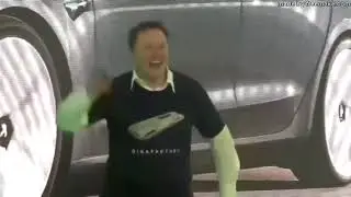 Elon Musk Tanz Moves  in Chinas neue Giga factory event