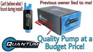Installing my Quantum 340lph fuel pump in my 97 Mustang Gt!