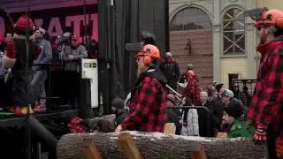 AC Loggersports - Grey Cup Championship Cookie Cutting