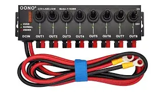 F-1039W Wired 8 Channel Powerpole Power Splitter Distribution Module