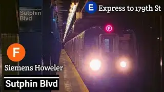 IND Queens Blvd Line: (F) Action @Sutphin Blvd + (E) Express to Jamaica-179 St