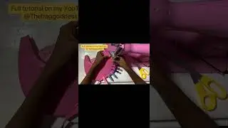 Making the Aida bag ✂️🧵