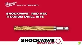 Milwaukee - Shockwave - Red Hex Titanium Drill Bits