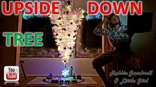 UPSIDE DOWN Christmas Tree.. DIY!! (Kind of Simple)