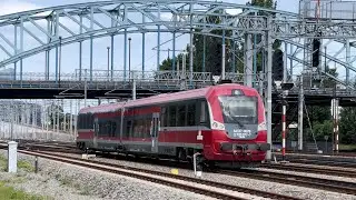 Bordowy Newag SA137-007 #Polregio Pomorska Kolej Metropolitalna stacja kolejowa Gdańsk Wrzeszcz 2022