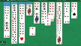 Microsoft spider Solitaire grandmaster solved.