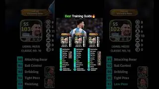 Best Training Guide🔥 || Lionel Messi Best Train #efootball #pes #efootball2024 #shorts