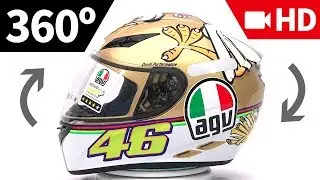 Capacete AGV K3 Chicken (Valentino Rossi) em 360&ordm; HD | Grid Motors