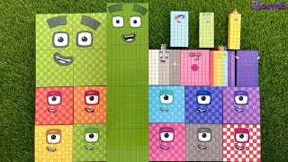 Looking for Numberblocks RAINBOW BIG 4000! NEW ASMR - Numberblocks Satisfying Video #46