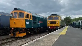 The mid Nolfolk railway diesel gala 26/5/25 with @Locomotive-trainguy ​@OscarVilleHeritageRailway