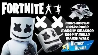 Fortnite: Marshmello / Marshy Smasher / Marsh Walk / Keep It Mello / Mello Rider Victory Royale!