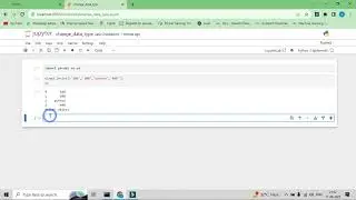 Write a pandas program to change the data type of a given column or a series