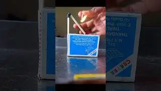 Desi Fire Hack 🔥 | Matchstick Fire Trick #Shorts