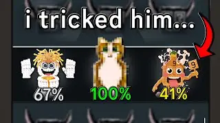 I Secretly CHEATED in a Lucky Block Race...