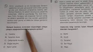 DHBT - DİKAB - ÖABT 4 SORU 4 CEVAP (DİN FELSEFESİ SORU ÇÖZÜMÜ - 1)