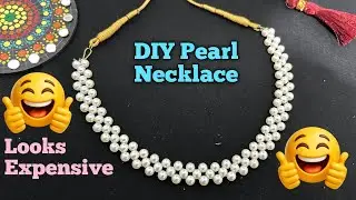 DIY Pearl Necklace| How to Make a Pearl Necklace at Home | Simple DIY Jewelry ✨