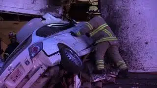 Driver high on narcotics crashes into second story dental offices