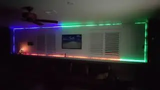 LEDFx audio response on Home Assistant using WLED with WS2812 LED Strip and ESP8266 WIFI MCU