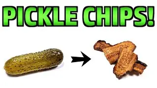 Pickle Chips (Gherkin Crisps) - Experiment To Fry Pickled Cucumbers