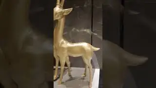 Gold deer figurine#short#figurine#gold#shorts
