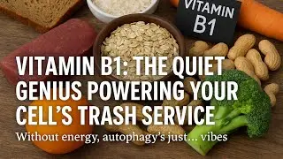 Vitamin B1: The Quiet Genius Powering Your Cell's Trash Service&ndash; Without energy, autophagy's just..