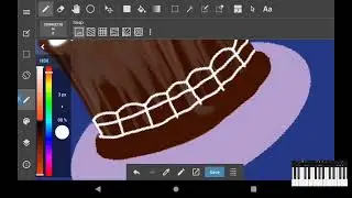 Cake - Art for beginners | ArtistA1 | By#inadil