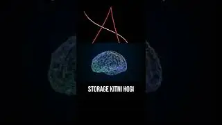 what is the storage capacity of human brain. #psychology #science #brain #storage #braincapacity