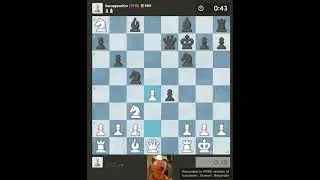 Nice checkmate with Knight and Queen.  #chess