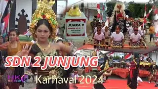 Penampilan SDN 2 JUNJUNG | Karnaval Desa Junjung 2024 | JUARA 2 kategori Lembaga Pendidikan #legenda