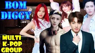 Korean mix hindi songs 2019💜Bts (Korean mix)on Bollywood song fmv💜 Multi k-pop group 💜Bom Diggy