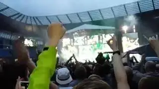 The stone roses Waterfall Manchester Etihad stadium