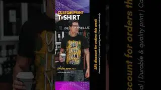 Custom T-shirts with premium fabric & perfect fit. #fashion #collegestyle
