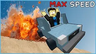 CRASHING downhill at CRAZY SPEED in Roblox...