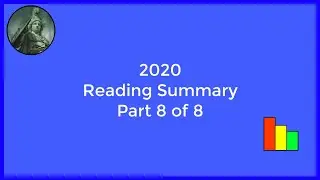 2020 Yearly Reading Statistics Part 8 of 8