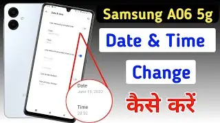 How to set date and time in samsung a06 5g | samsung galaxy a06 me time set kaise kare/date setting