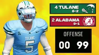 Can Tulane SHOCK #2 Alabama? (DOUBLEHEADER) | NCAA 14 Tulane IMPOSSIBLE Dynasty Episode 79