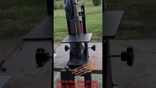 #harborfreight New portable bandsaw stand, #milwaukeetools saw fits! #shorts #tools #subscribe