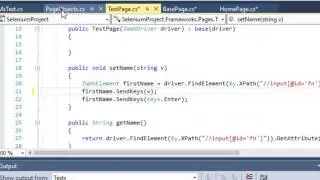 Lecture 19  - Page object models in Selenium in C#.Net