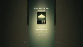 Who Cut the Thunder?