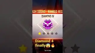 Finally Diamond 4 🔥 #freefire #freefirerank #ffmax