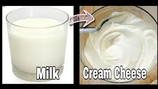 Turn Milk Into Cream Cheese | Homemade Cream Cheese Recipe by FoodCode