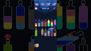 Water Puzzle Sorting | Level 150 #waterpuzzlegame #shortsviral #watercolor #gameplay #gaming #music