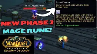 How To Get The Brain Freeze Rune for Mage - WoW Classic Season of Discovery