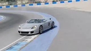Porsche Carrera GT Lap Timing in Beamngdrive West Coase circuit