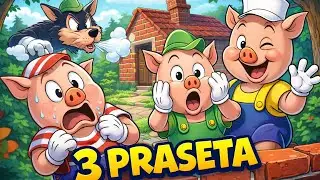 Novi crtani film| Tri Praseta i Vuk |Price za decu | Bajka za Decu| | Smesno |