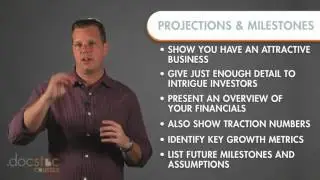 Projections & Milestones Slide   Creating The Killer Busines